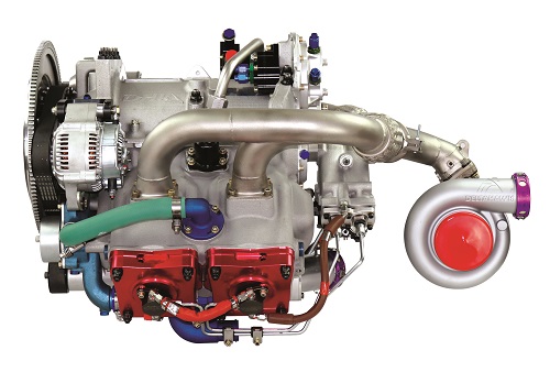 DeltaHawk anticipates that the engine will usually run as a direct-drive, inverted-vee, with key aerodynamics and visibility gains from keeping the propeller up top, above the cylinders