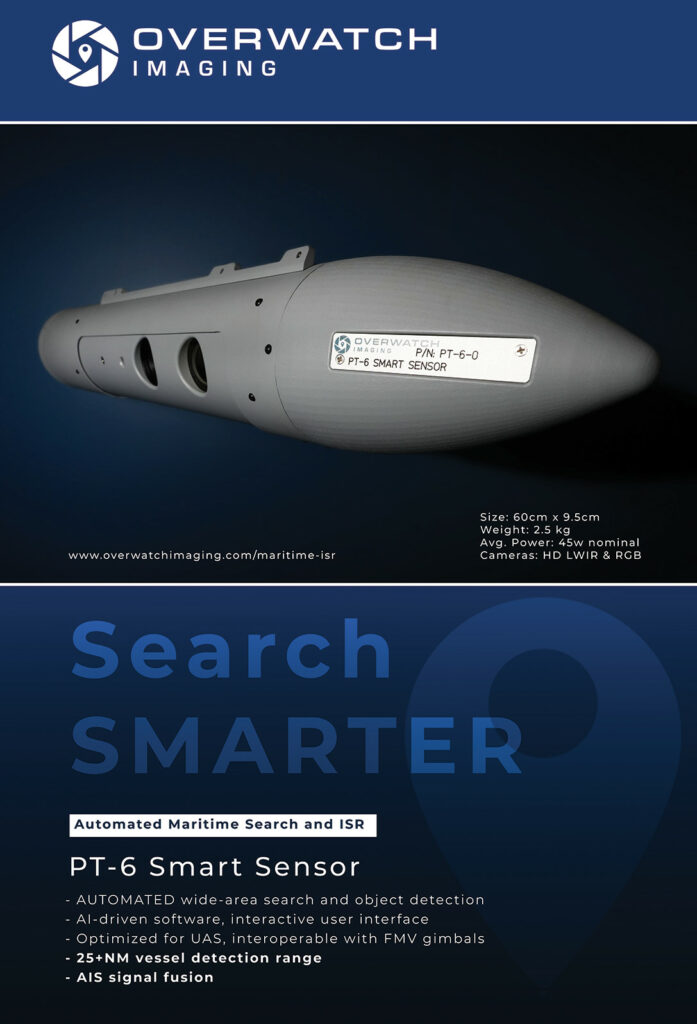 Overwatch Imaging search smarter automated maritime search and ISR