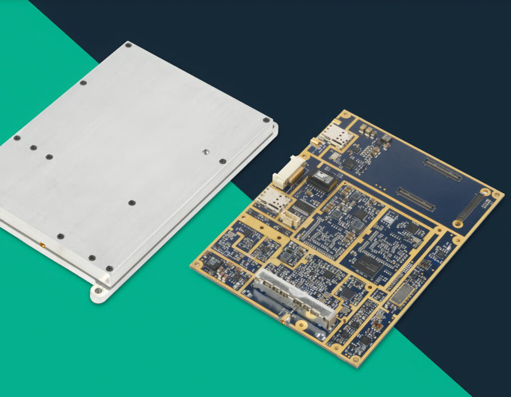A module for L-band satellite connectivity (Image courtesy of Gotonomi)