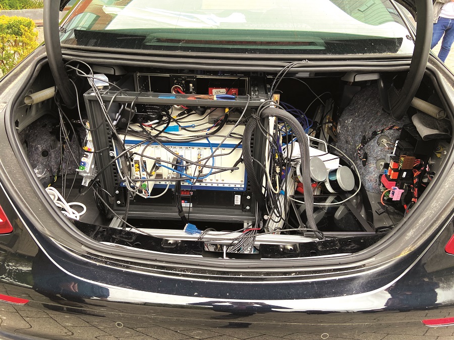 A test vehicle can generate terabytes of data (Image courtesy of University of Limerick)