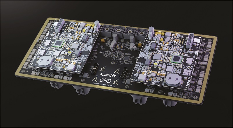 In the Digital Backbone central control unit, four printed circuit board assemblies like this one integrate the processors, interfaces and other electronics for intelligently managing almost any UGV