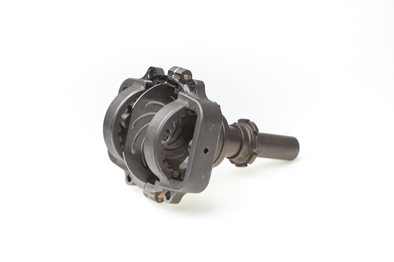 The MA-250 used a half-shaft to produce power, driven by the scissor-like motions of the piston’s two connecting rods