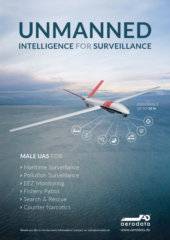 Aerodata unmanned intelligence for surveillance