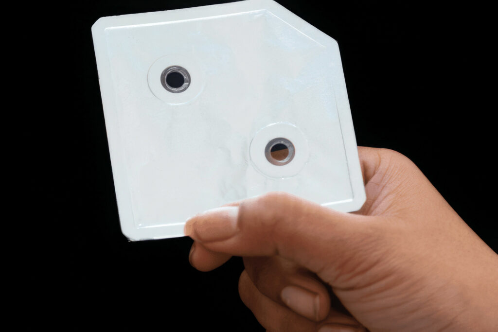 3D-printed battery cells
(Image courtesy of Sakuu)