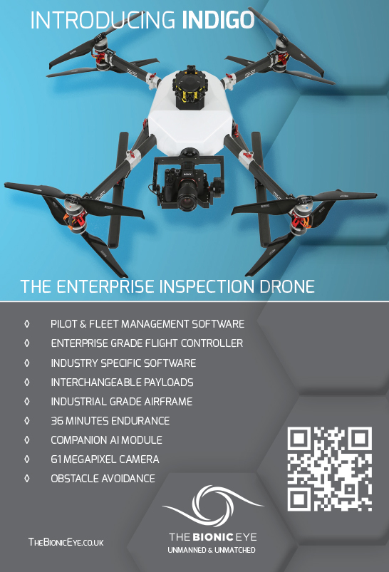 Bionic eye introducing indigo the enterprise inspection drone
