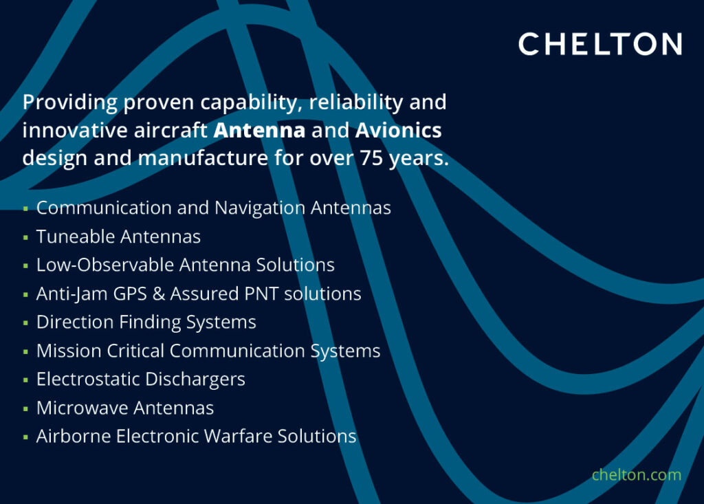 Chelton providing proven capability reliabilty and innovative aircraft Antenna