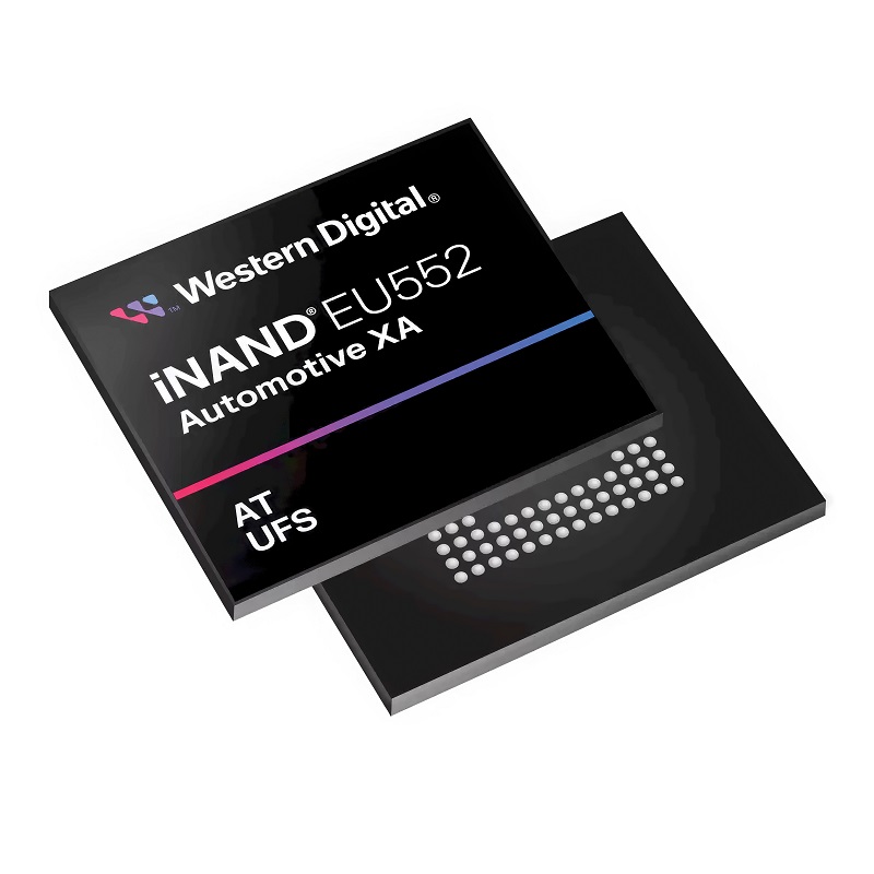 The iNAND UFS solid-state drive (Image courtesy of Western Digital)