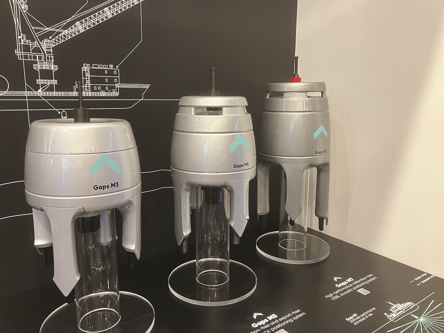 Exail’s Gaps family of ultra-short-baseline (USBL) underwater positioning and data communication systems, with the newest Gaps M3 for vessels with their own inertial sensors