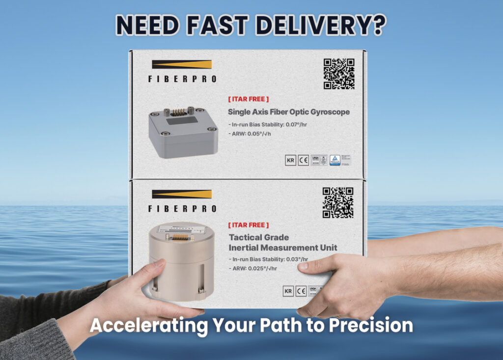 Fiberpro single axis fiber optic gyroscope tactical grade inertial measurement unit