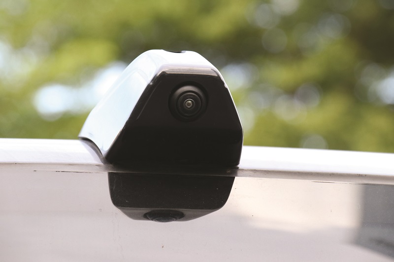 HD vision data from the cameras is fused to the Lidar point cloud via the main body of the sensor-fusion algorithmic model, which generates a unified output reconciling all of the raw data gathered