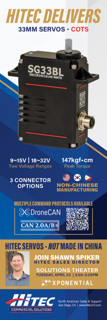 Hitec Delivers 33MM servos-cots