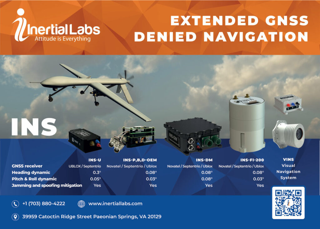 Inertial Labs extended GNSS denied navigation