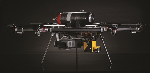Intelligent Energy’s demonstrator UAV integrated a 2.4 kW fuel cell as well as Yellowscan’s Navigator Lidar as a payload