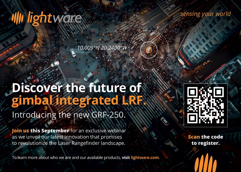Lightware discover the future of gimbal integrated LRF