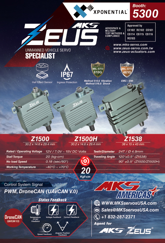 Zeus unmanned vehicle servo specialist