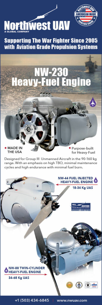 Northwest UAV supporting the war fighter since 2005 with aviation grade propulsion systems
