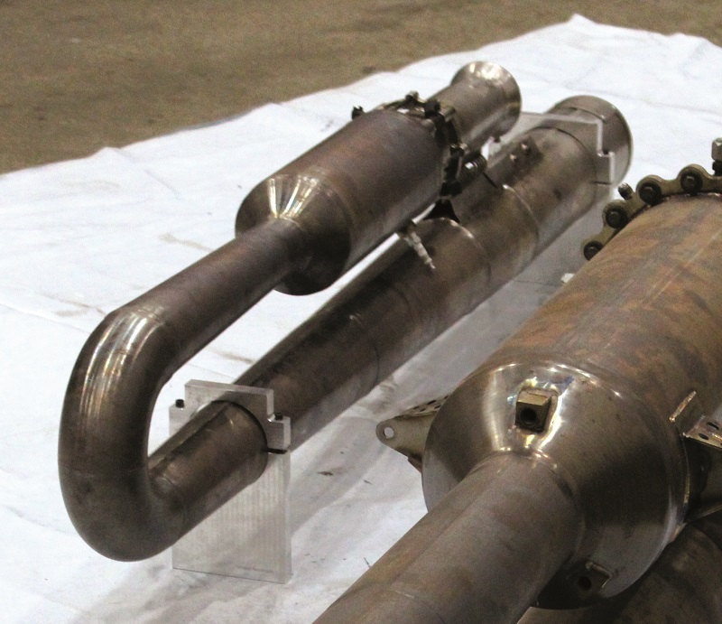 Pulsejet engines such as the J-1 are among the most mechanically simple in existence, consisting of two pipes joined by a combustion chamber