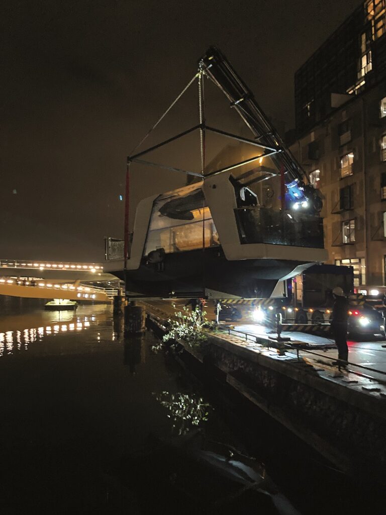 The ferry is based on Roboat’s water-taxi architecture and built largely by Holland Shipyards Group (Image courtesy of Roboat)