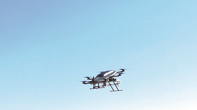 The Goshawk is a 21 kg hexacopter. Its flight behaviour for interception missions is inspired by the raptor it was named after