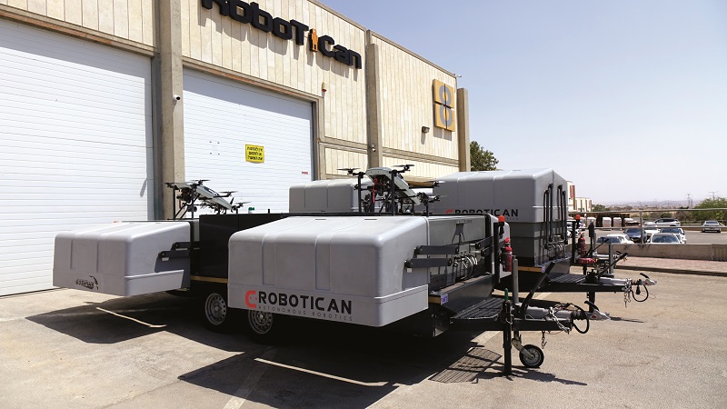 The Smart Nest is Robotican’s mobile and automated solution for the Goshawk’s safe storage, charging, landing and takeoff