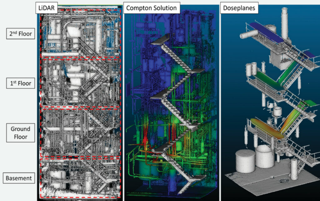 Radioactive monitoring by a four-legged robot (Image courtesy of Createc)