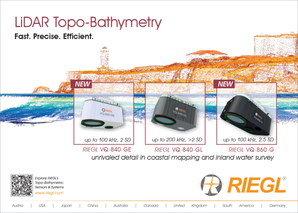Riegl Lidar topo-bathymetry fast.precise.efficient