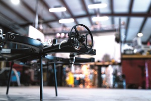 The company’s launch application is ultrasonic inspection, using a boom-mounted contact sensor extending from the front of the airframe