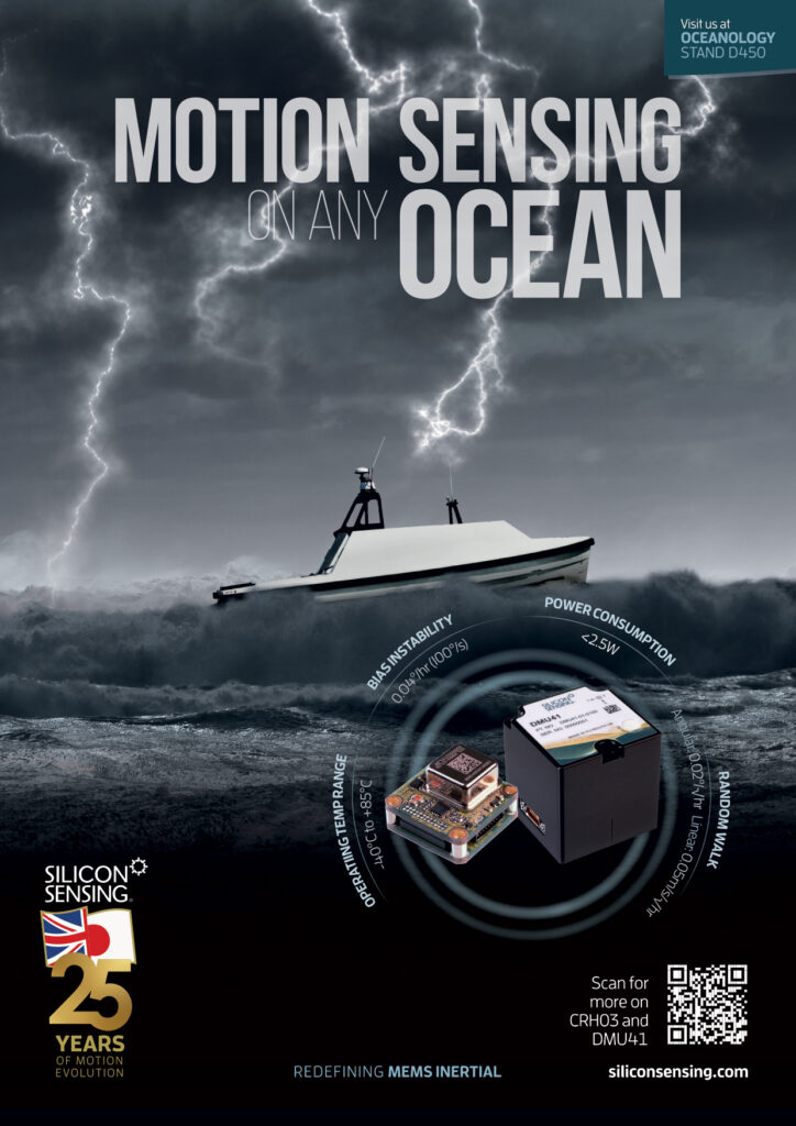 Silicon Sensing motion sensing on any ocean