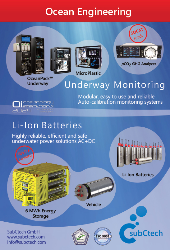 Subtech ocean engineering underway monitoring