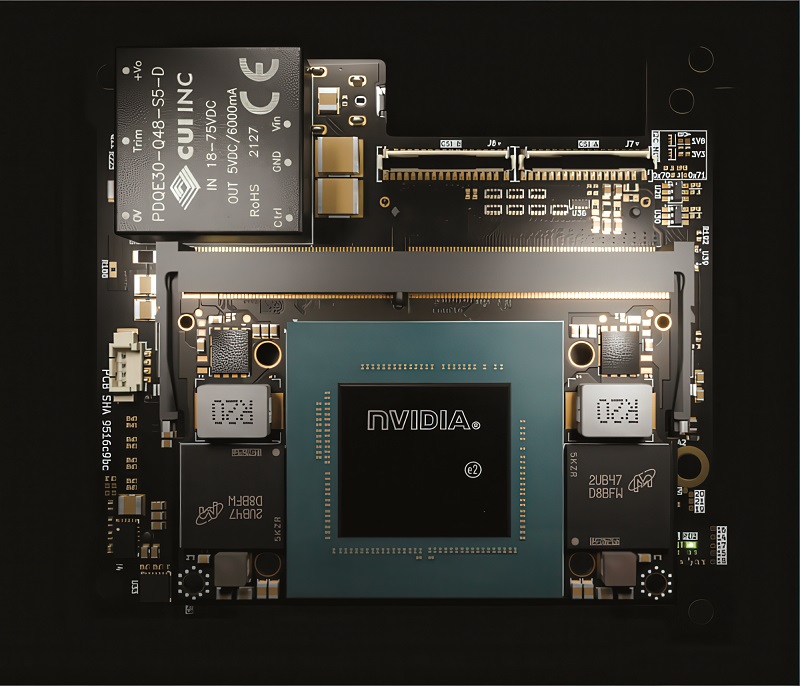 The Aethero NxN Edge Computing Module is a space-rated computer for computationally intensive tasks with real-time decision-making capability (Image courtesy of Antmicro)