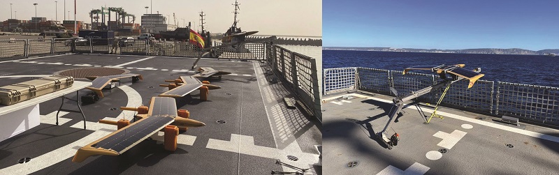 The M5D Airfox UAV from Marine Instruments serves in monitoring fisheries and a variety of navy missions (Image courtesy of Marine Instruments)
