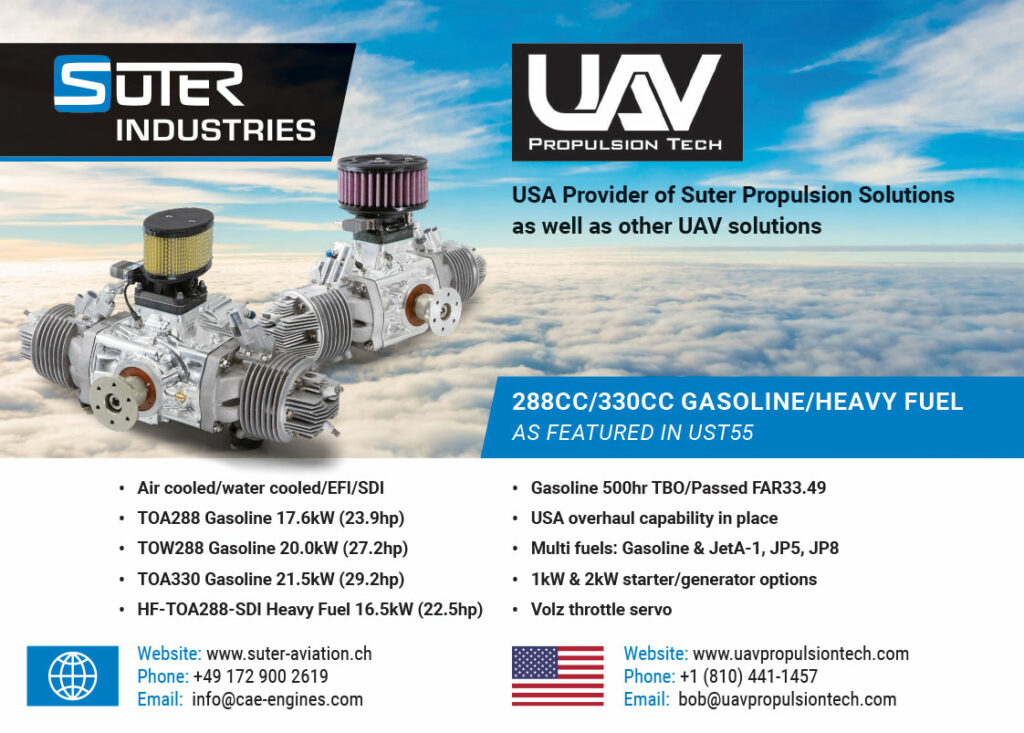 Suter Industries USA provider of suter propulsion solutions as well as other UAV solutions