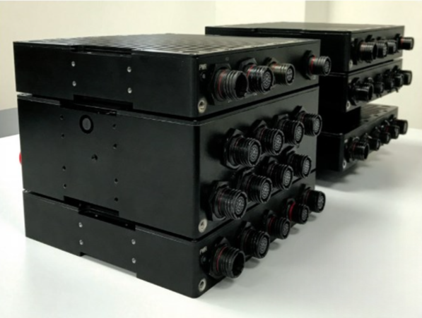 IDV-R’s modular autonomous control equipment (MACE) includes the main autonomy computer, designed to meet military standards on ruggedness and power conditioning