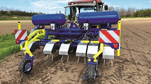 Ullmanna’s Newman cultivator and AROW sensor box are trained to recognise and intelligently weed around crops with the throughput up to 60 seasonal workers