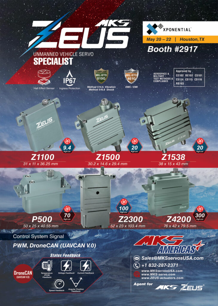 Zeus MKS unmanned vehicle servo specialist