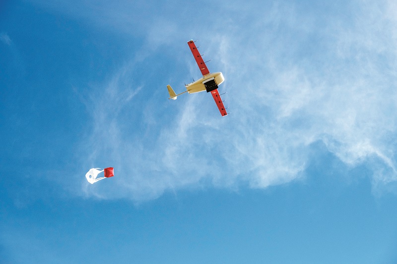 Zipline’s UAS-based parcel-delivery service served as a case study for ‘emergent autonomy’ in which groups of aircraft self-organised when coming into land by following simple rules