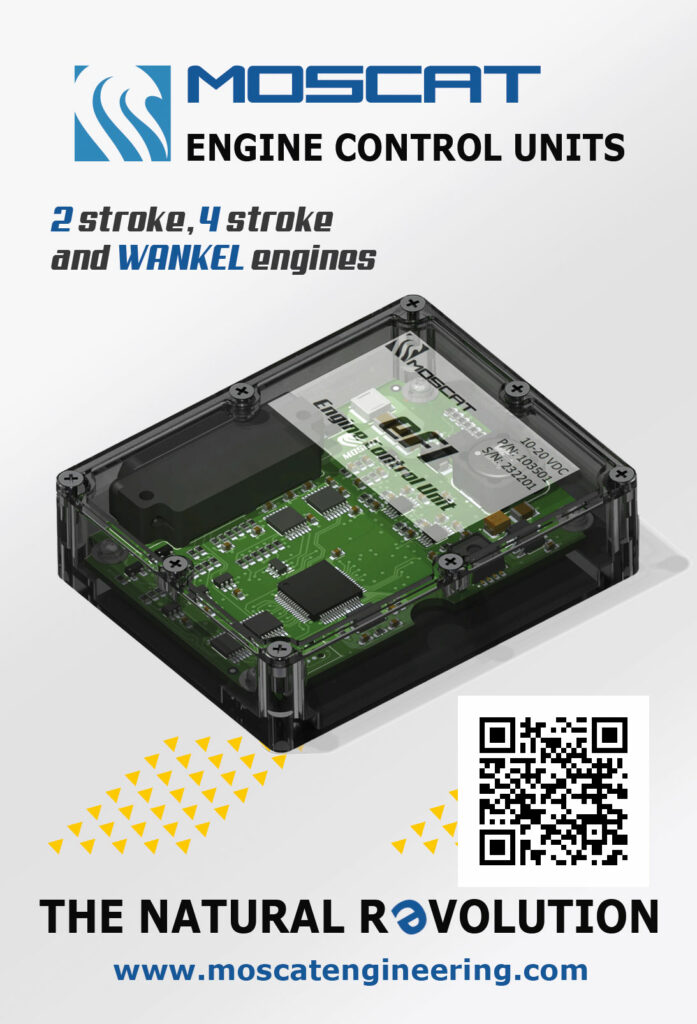 Moscat engine controls units 2 stroke, 4 stroke and wankel engines