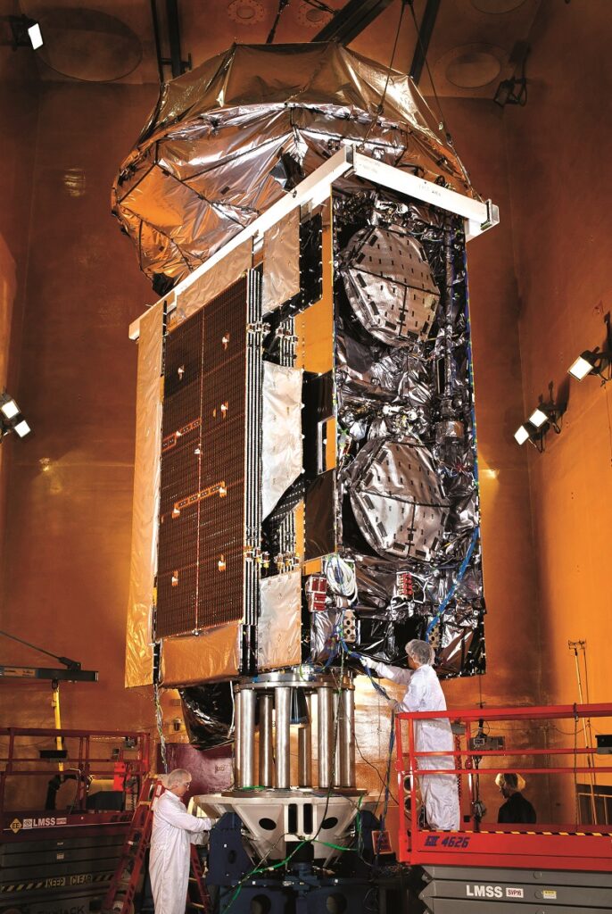 Left on moving to Dark Wolf, Broberg noted similarities between the
communication system architectures of satellites and drones despite the
big differences in implementation (Image courtesy of Lockheed Martin)