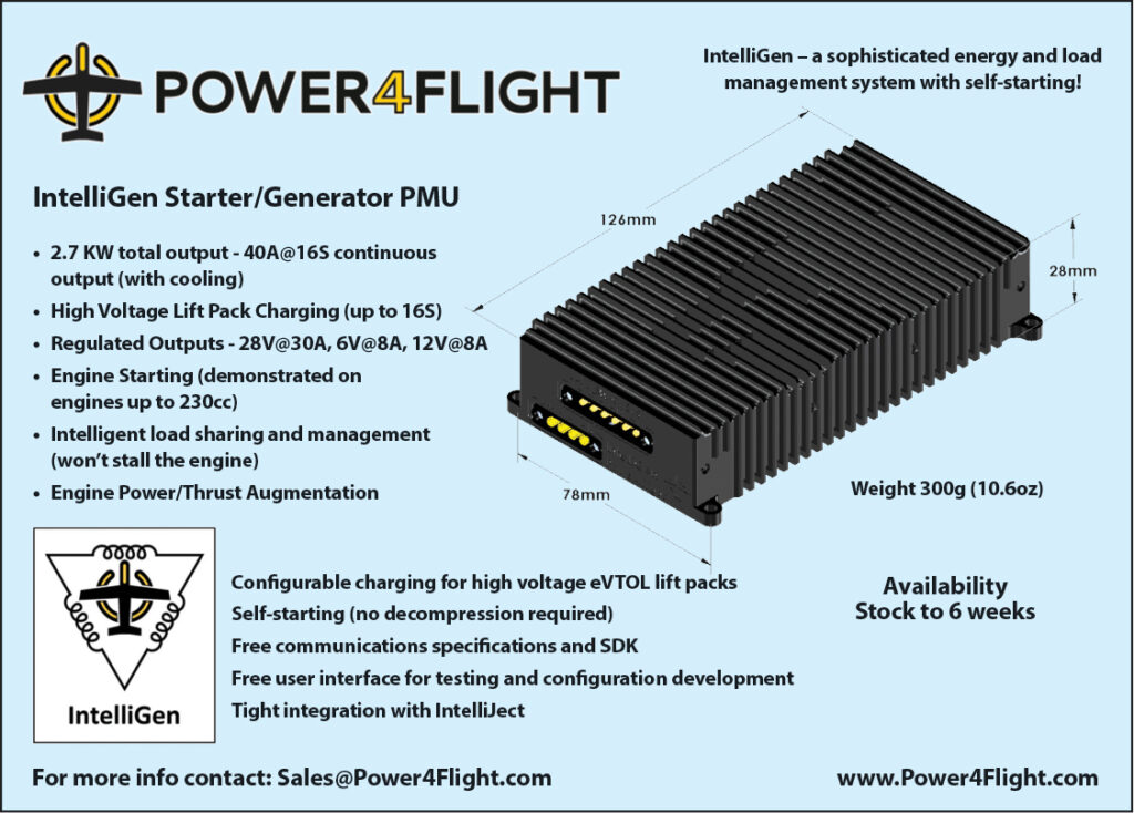 power4flight configurable charging for high voltage eVTOL lift packs