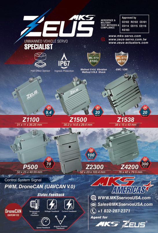 Zeus Unmanned vehicle servo