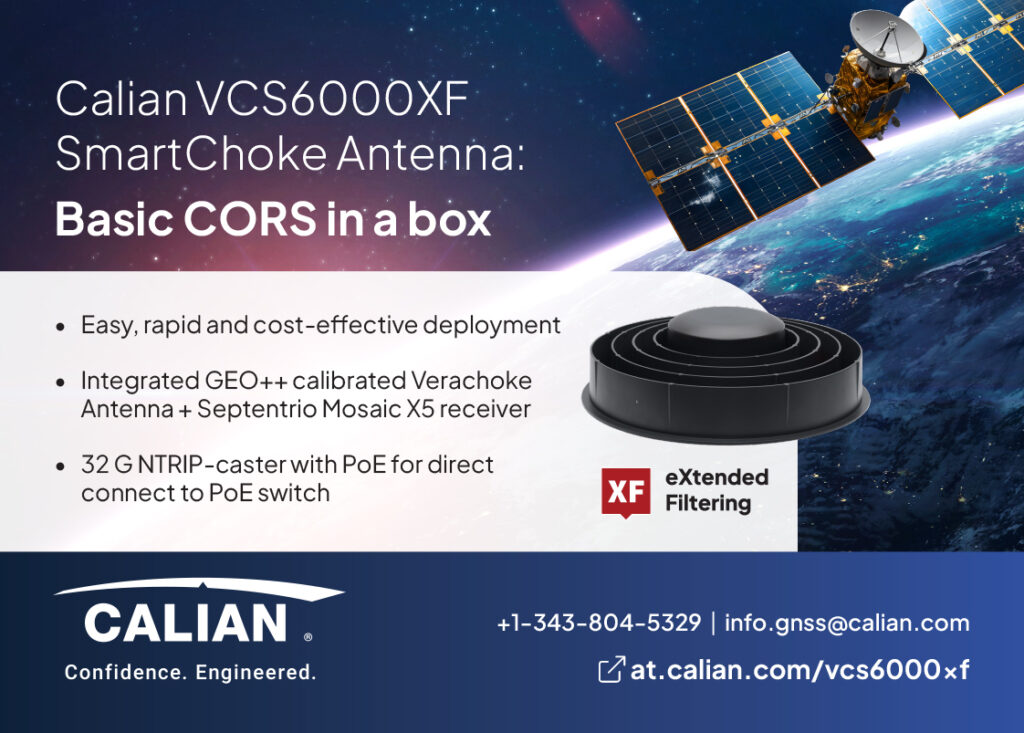 Calian vcs6000xf smart choke antenna basic cors in a box
