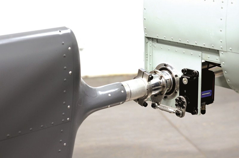 Each rudder is actuated by a Hitec SG50BL, enabling nimble roll, pitch and yaw, even amid strong winds and gusts