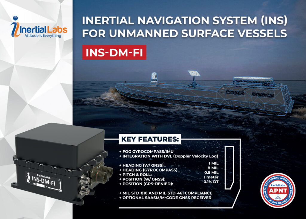 InertialLabs inertial navigation system(ins) for unmanned surface vessels