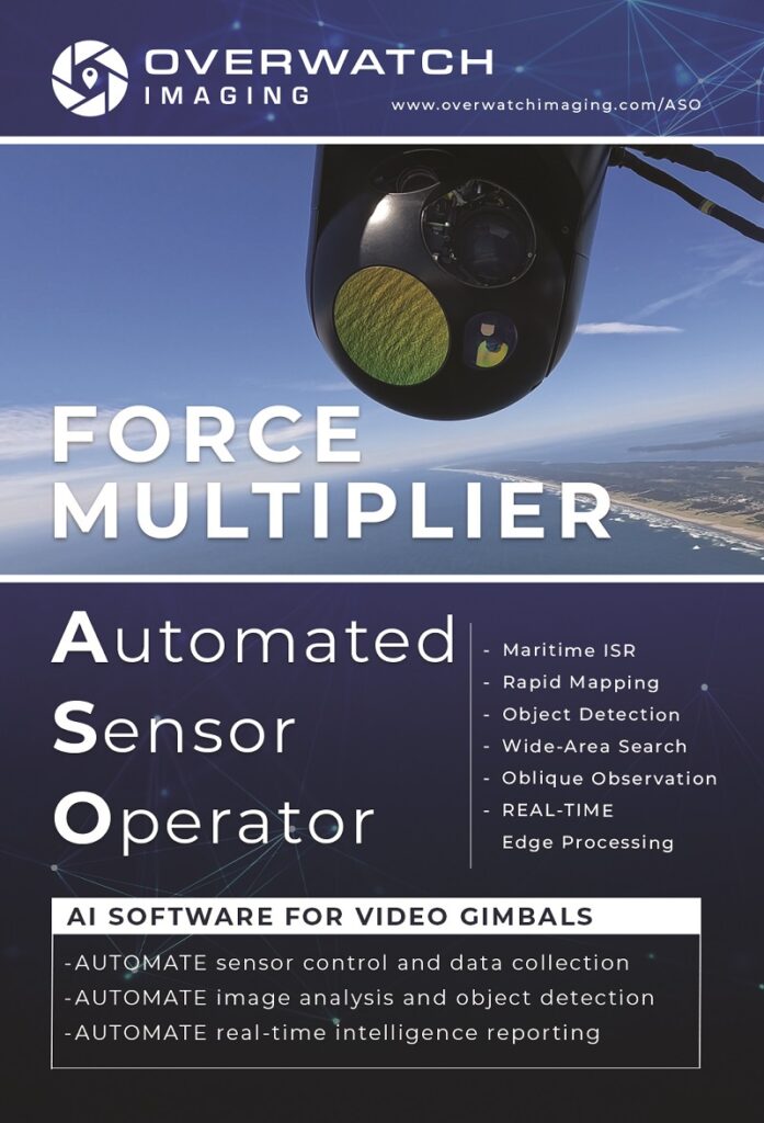 Overwatch imaging force multiplier automated sensor operator