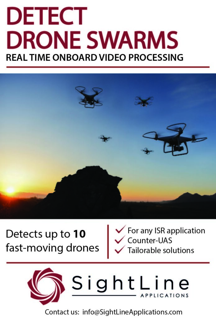 Sightline detect drone swarms