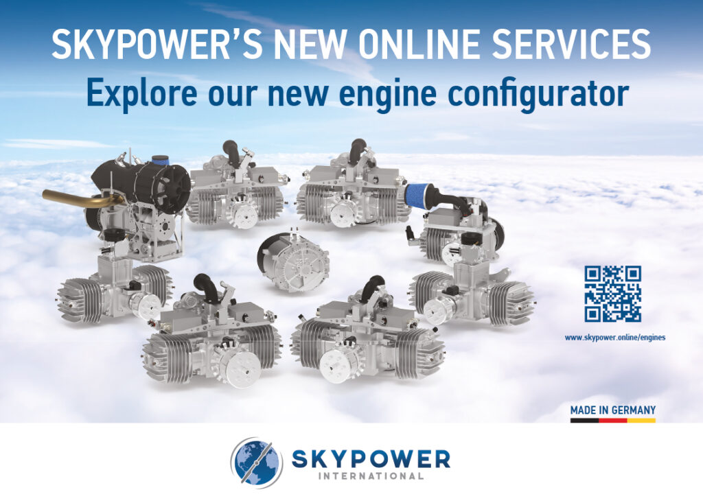 Skypower's new online services explore our new engine configurator