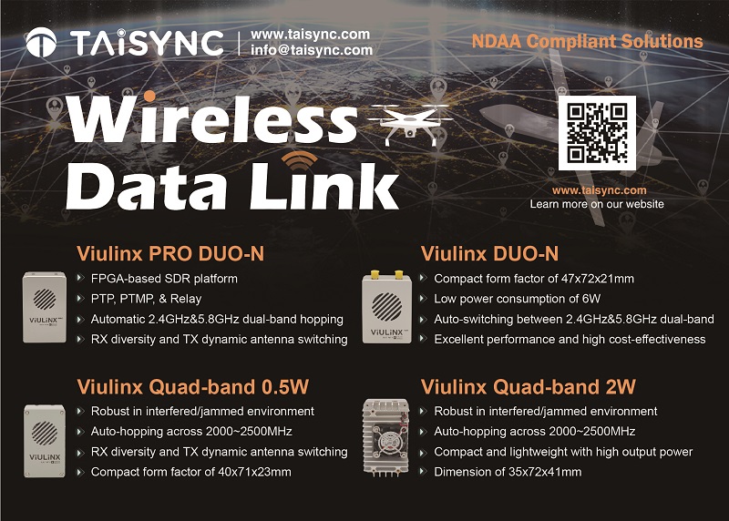 Taisync wireless data link
