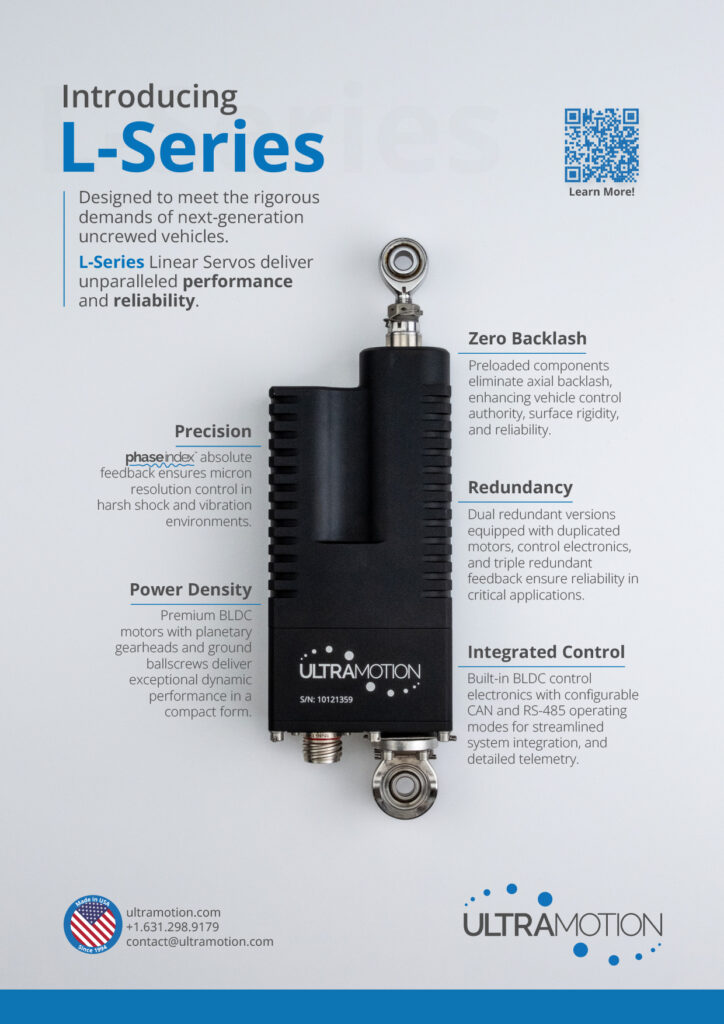 Ultramotion l-series linear servos deliver unparallel performance and reliability