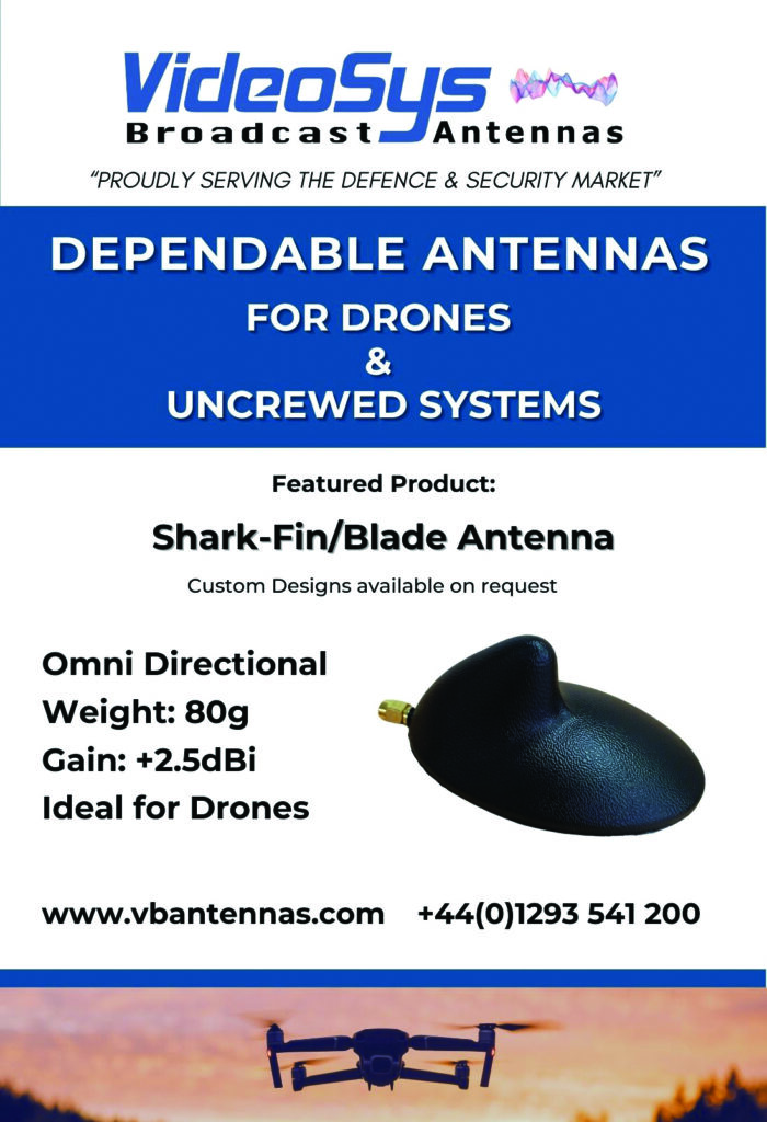 Videosys broadcast antennas dependable antennas for drones & uncrewed systems