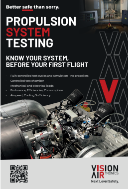 Vision Air propulsion system testing know your system, before your first flight